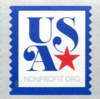 Scott 5172<br />(5c) Patriotic NONPROFIT ORG; Die Cut: 10 Vertically; (APU)<br />Coil Single<br /><span class=quot;smallerquot;>(reference or stock image)</span>