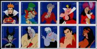 Scott 5213-5222<br />Forever Disney Villains<br />Pane Block of 10 #5222a (10 designs)<br /><span class=quot;smallerquot;>(reference or stock image)</span>