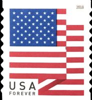 Scott 5260<br />Forever U.S. Flag - microprint Left of Flag Fold on Fourth Red Strip;<br />Coil Single<br /><span class=quot;smallerquot;>(reference or stock image)</span>