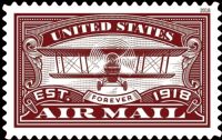 Scott 5282<br />Forever United States Airmail Service - Carmine-lake<br />Pane Single<br /><span class=quot;smallerquot;>(reference or stock image)</span>