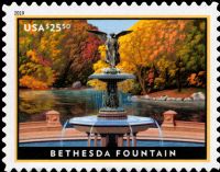 Scott 5348<br />$25.50 Express Mail: Bethesda Fountain<br />Pane Single<br /><span class=quot;smallerquot;>(reference or stock image)</span>