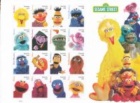 Scott 5394<br />Forever Sesame Street Television Show<br />Pane of 16 #5394a-5394p (16 designs)<br /><span class=quot;smallerquot;>(reference or stock image)</span>