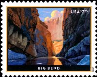 Scott 5429<br />$7.75 Priority Mail: Big Bend National Park<br />Pane Single<br /><span class=quot;smallerquot;>(reference or stock image)</span>
