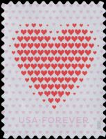 Scott 5431<br />Forever Love: Made of Hearts<br />Pane Single<br /><span class=quot;smallerquot;>(reference or stock image)</span>