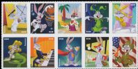 Scott 5494-5503<br />Forever Bugs Bunny<br />Pane Block of 10 #5503a (10 designs)<br /><span class=quot;smallerquot;>(reference or stock image)</span>