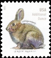 Scott 5544<br />Additional Oz Rate Brush Rabbit<br />Pane Single<br /><span class=quot;smallerquot;>(reference or stock image)</span>