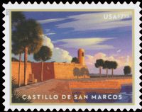 Scott 5554<br />$7.95 Priority Mail: Castillo de San Marcos - FL<br />Pane Single<br /><span class=quot;smallerquot;>(reference or stock image)</span>
