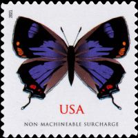 Scott 5568<br />Non-Machinable Rate Colorado Hairstreak Butterfly<br />Pane Single<br /><span class=quot;smallerquot;>(reference or stock image)</span>