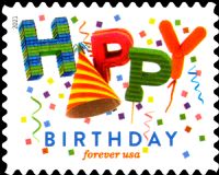 Scott 5635<br />Forever Happy Birthday<br />Pane Single<br /><span class=quot;smallerquot;>(reference or stock image)</span>