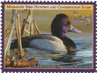 Scott RW88<br />$25.00 Lesser Scaup - Issued 2021<br />Pane Single<br /><span class=quot;smallerquot;>(reference or stock image)</span>