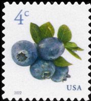 Scott 5652<br />4c Blueberries<br />Pane Single<br /><span class=quot;smallerquot;>(reference or stock image)</span>