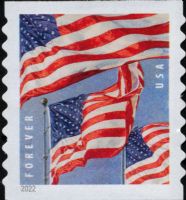 Scott 5657<br />Forever U.S. Flags<br />Coil Single<br /><span class=quot;smallerquot;>(reference or stock image)</span>