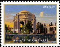 Scott 5667<br />$26.95 Express Mail - Palace of Fine Arts - CA<br />Pane Single<br /><span class=quot;smallerquot;>(reference or stock image)</span>