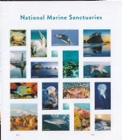 Scott 5713<br />Forever National Marine Sanctuaries<br />Pane of 16 #5713a-5713p (16 designs)<br /><span class=quot;smallerquot;>(reference or stock image)</span>