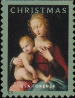 Scott 5721<br />Forever Virgin and Child by Master of the Scandicci Lamentation (DSB)<br />Double-Sided Booklet Single<br /><span class=quot;smallerquot;>(reference or stock image)</span>