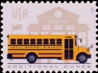 Scott 5740<br />Forever Additional Ounce School Bus<br />Pane Single<br /><span class=quot;smallerquot;>(reference or stock image)</span>