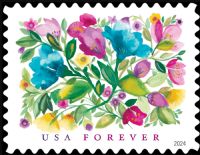 Scott 5849<br />Forever Celebration Blooms<br />Pane Single<br /><span class=quot;smallerquot;>(reference or stock image)</span>