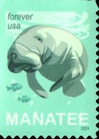 Scott 5851<br />Forever Save Manatees<br />Double-Sided Booklet Single<br /><span class=quot;smallerquot;>(reference or stock image)</span>