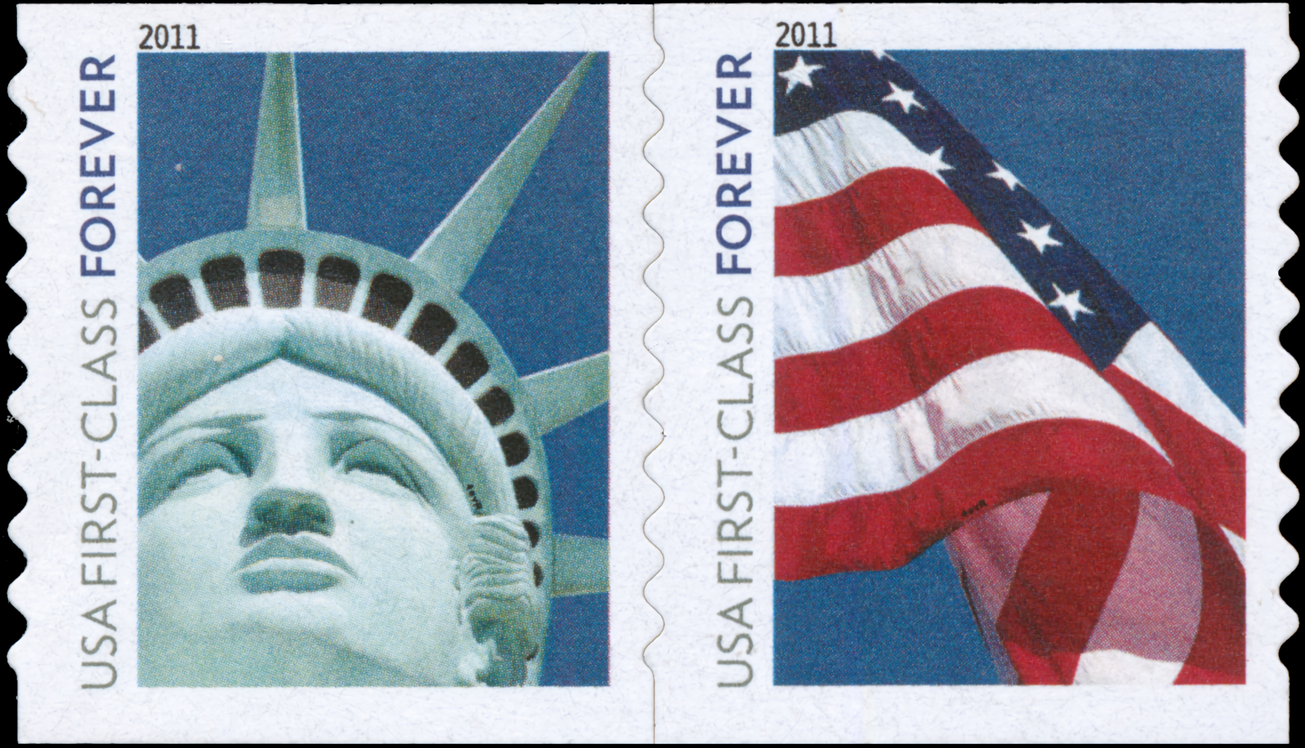 Modern U.S. Stamps: Scott 4486-4487; 4487a, Forever Lady