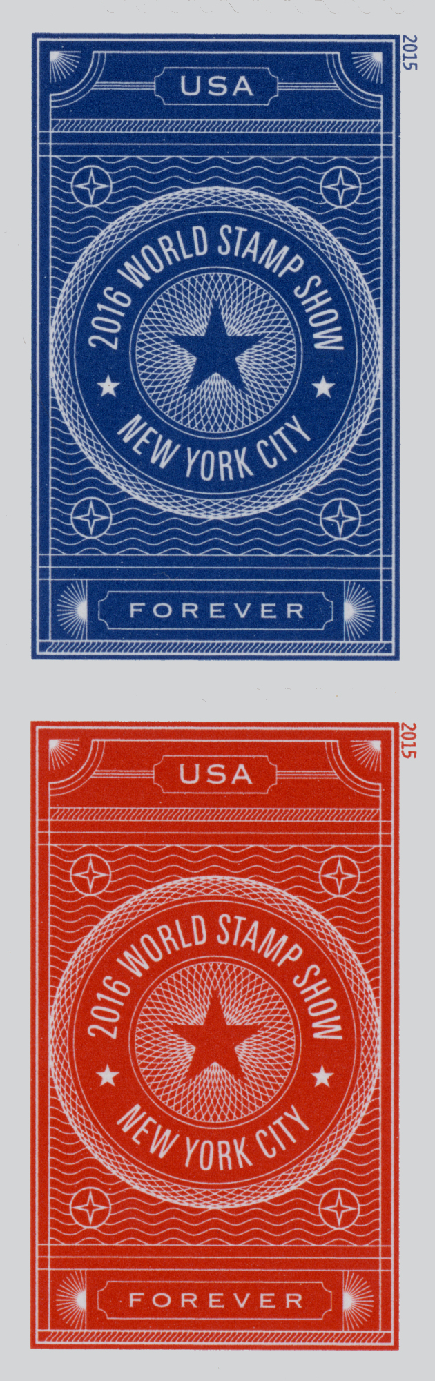 Modern Imperforate U.S. Stamps Scott 5011b, Forever World Stamp Show