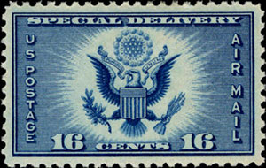Air Mail Special Delivery Back-of-Book Stamps