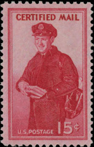Certified Mail Back-of-Book Stamps