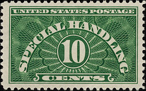 Special Handling Back-of-Book Stamps